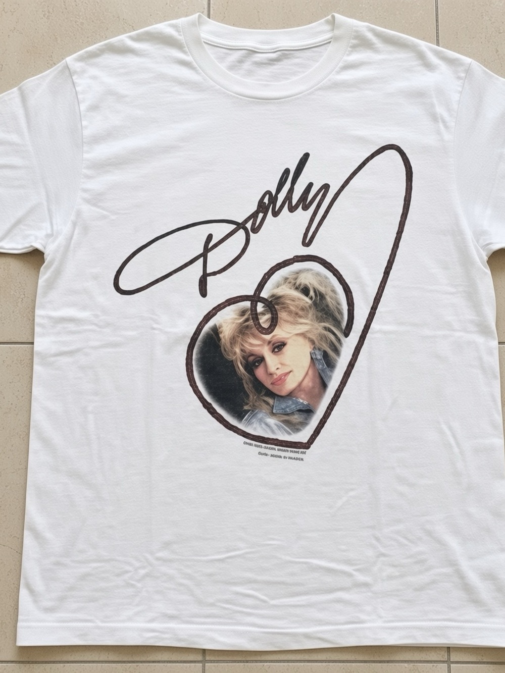 DOLLY PARTON T-Shirt: Country Rock Jolene Cowboy Madonna Bjork 70s Reprint